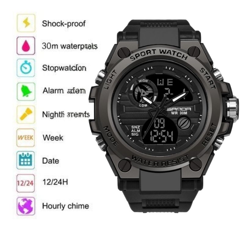 Waterproof Premium Men's Sports Watch YT